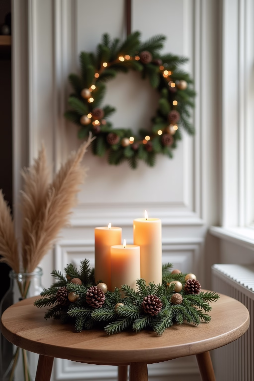 adventkranz ideen modern outline 1