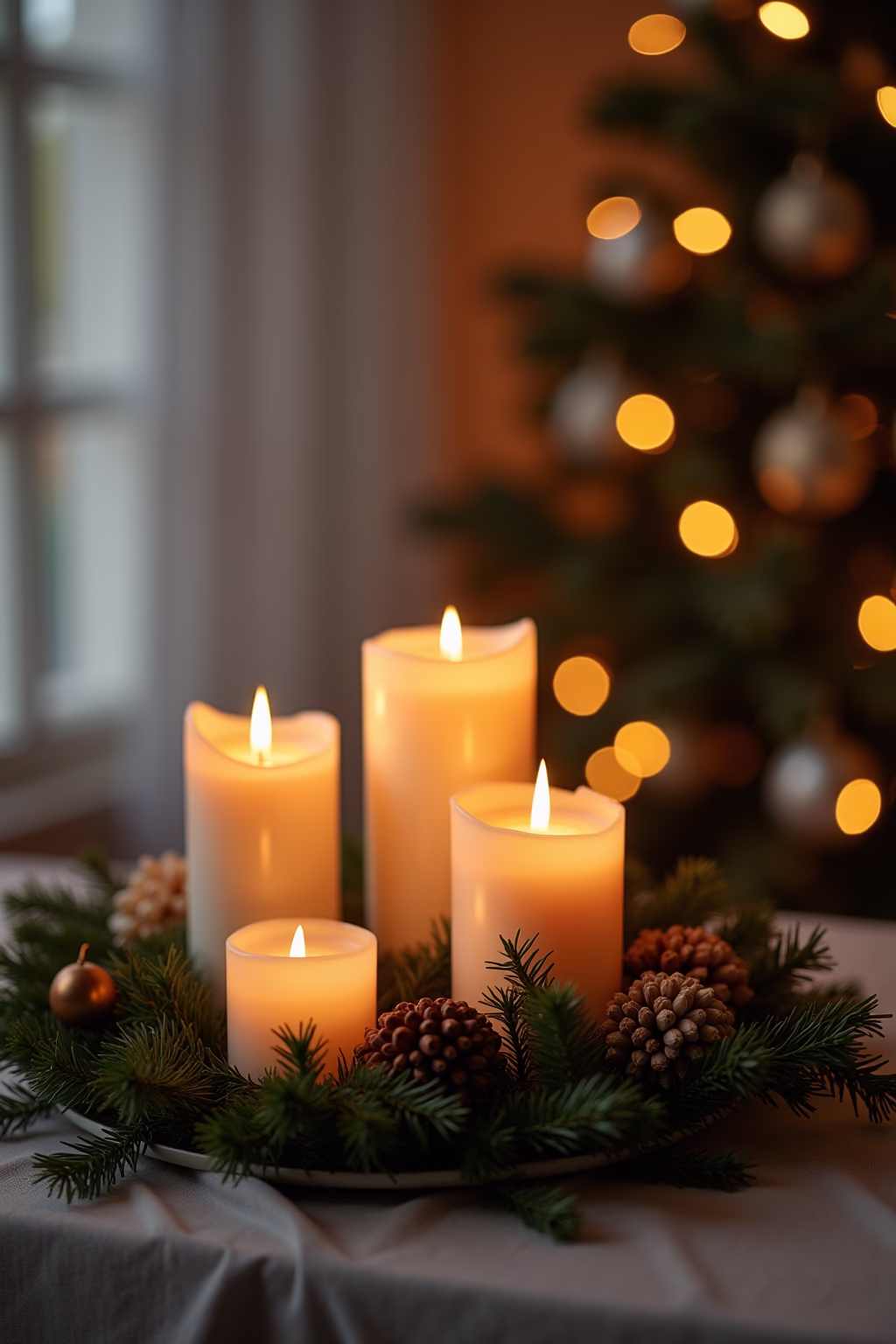 adventkranz ideen modern outline 8