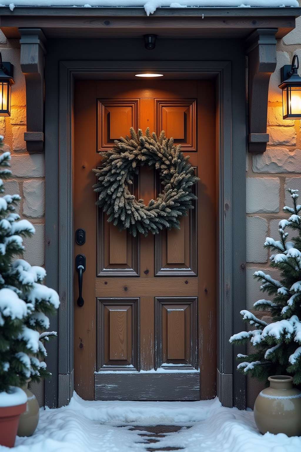 8 Adventsdeko Draussen Eingang Ideen für Festlichkeit 15 adventsdeko draussen eingang outline 3