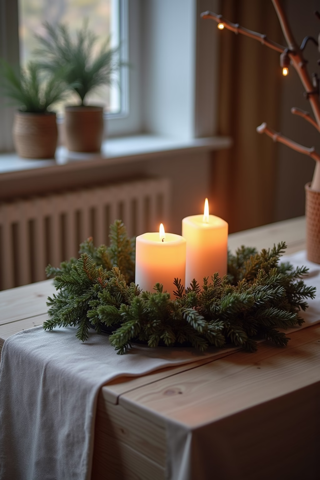 adventsgestecke ideen modern outline 5