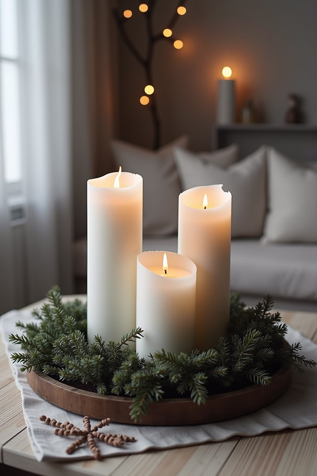 adventsgestecke ideen modern outline 6