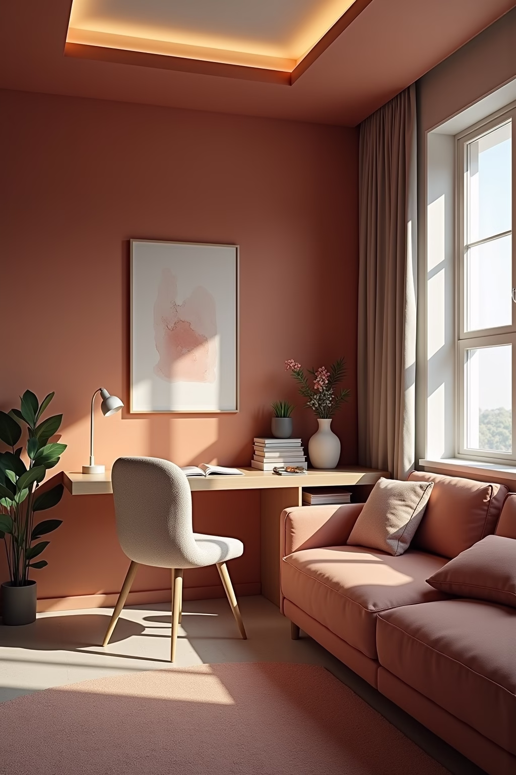 arbeitsplatz im schlafzimmer integrieren outline 6