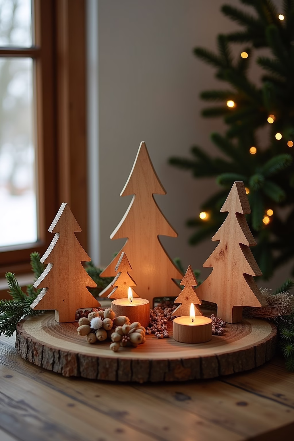 ausgefallene deko aus holz outline 6