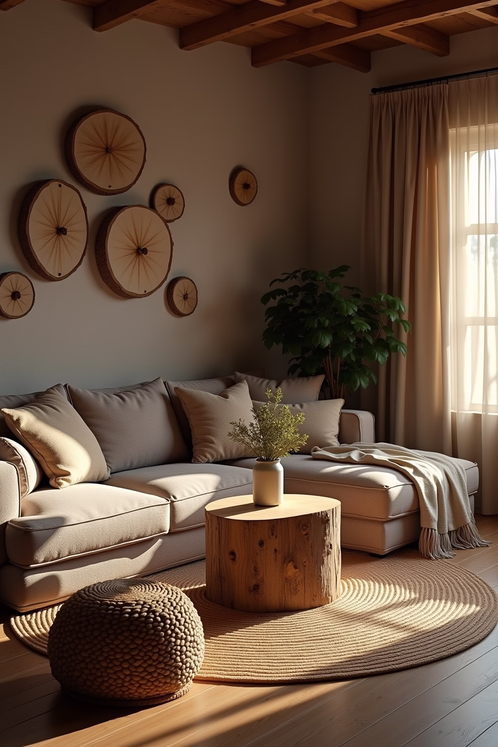 baumstamm deko outline 1