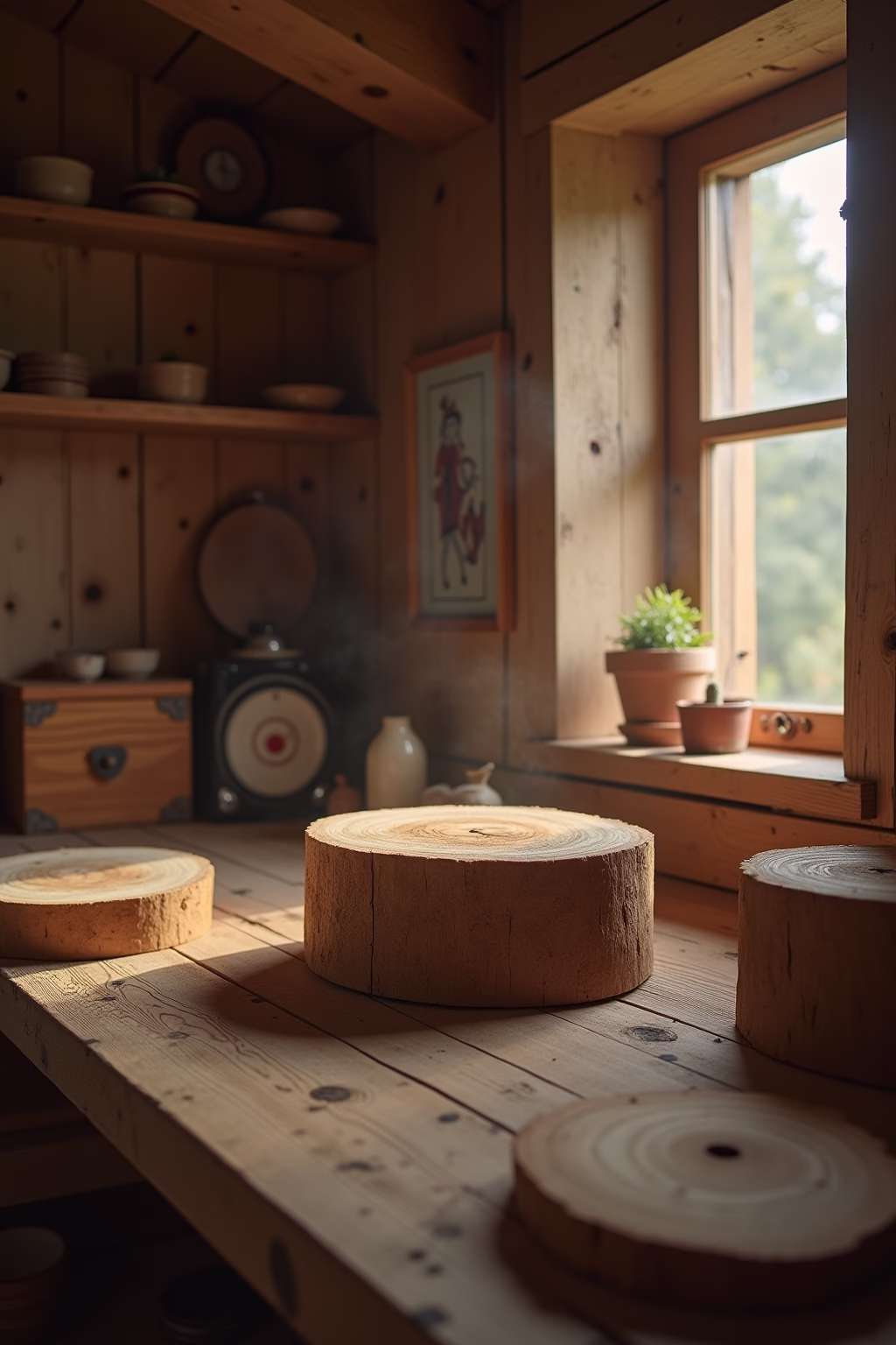 baumstamm deko outline 4