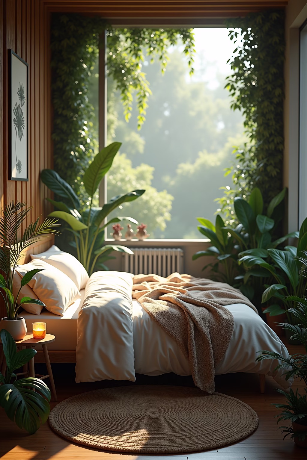 botanische schlafzimmer outline 1
