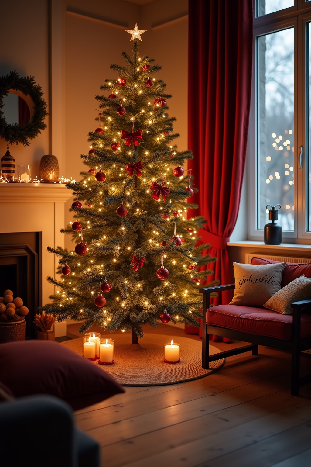 deko weihnachten outline 1