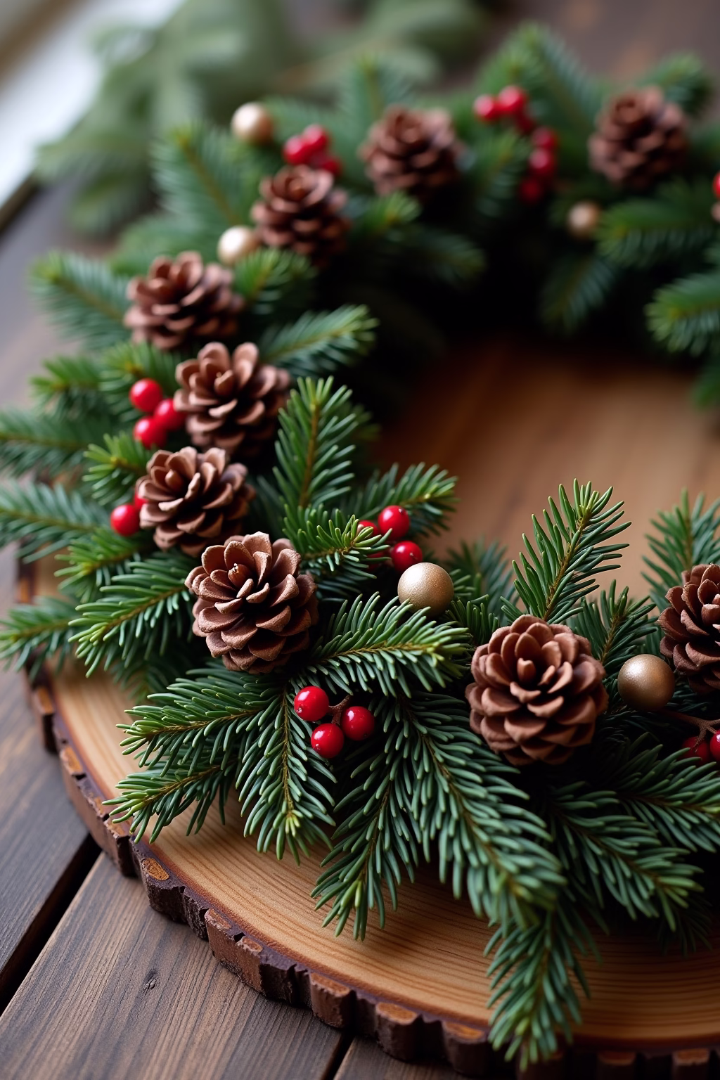 deko weihnachten tuerkranz outline 4