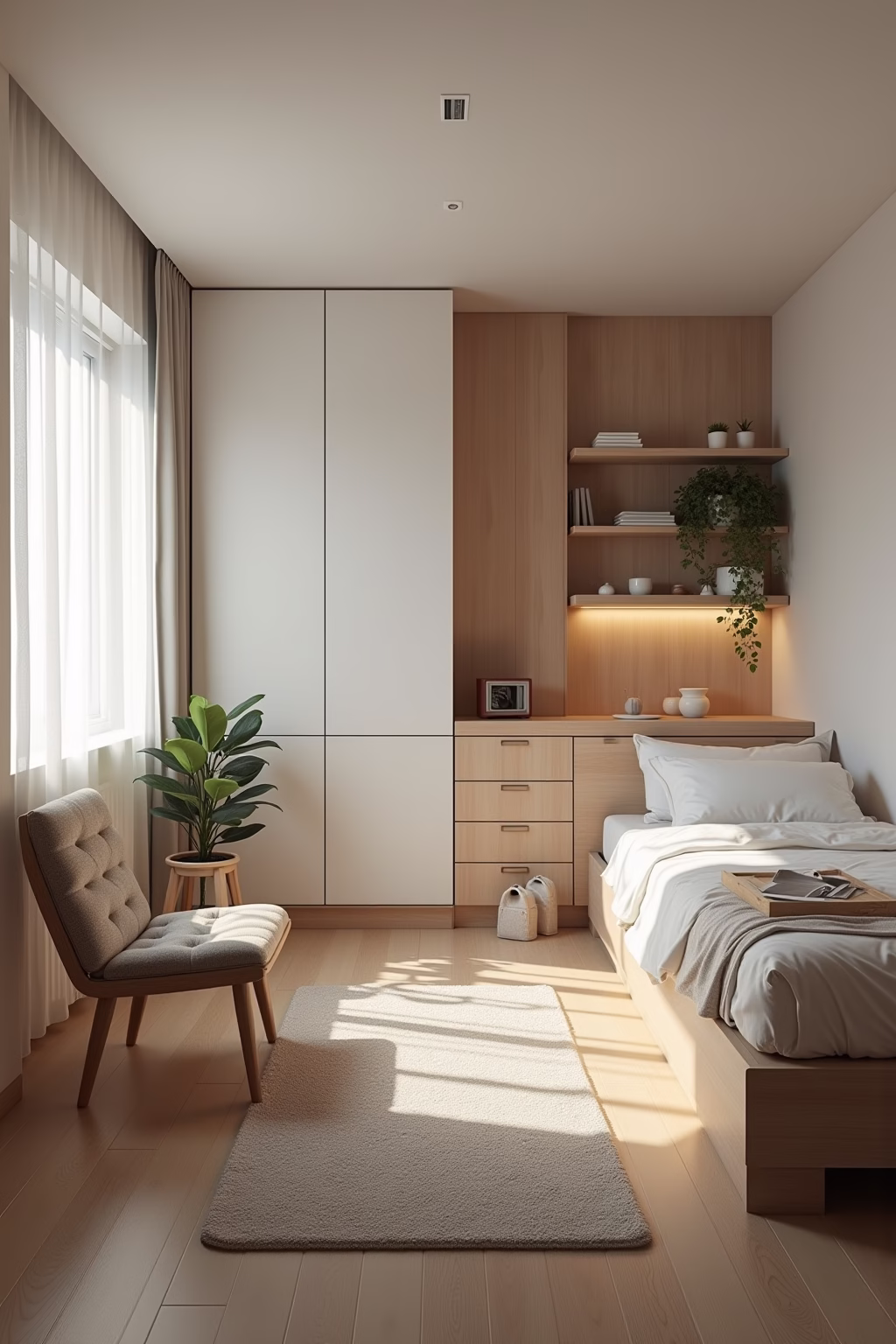 einzimmerwohnung einrichten outline 1