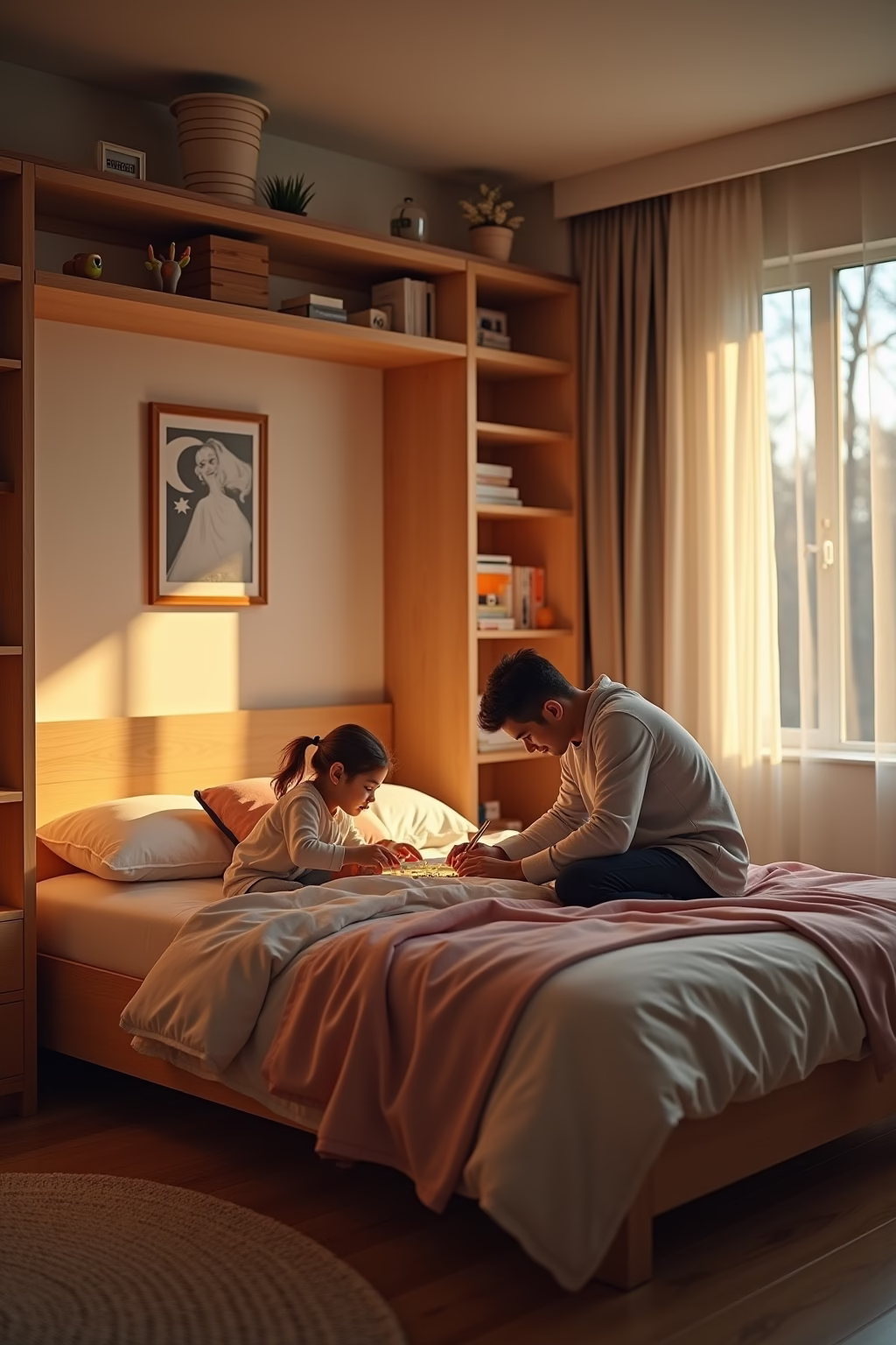 familienbett selber bauen outline 1