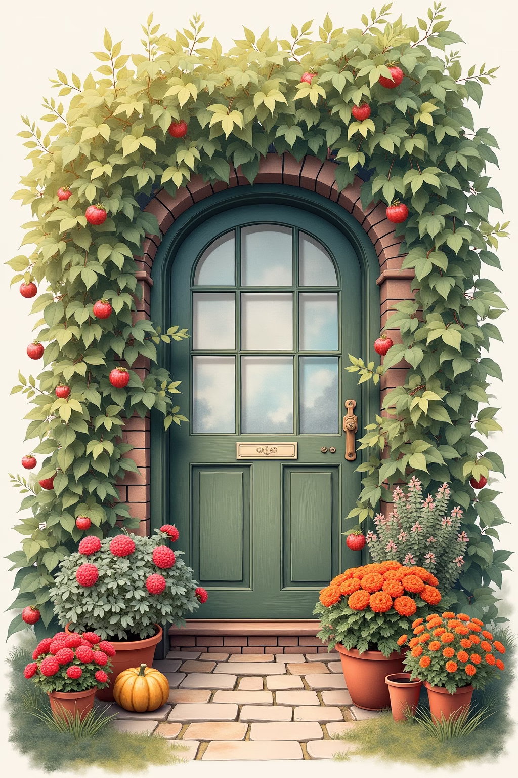 garten deko ideen outline 1