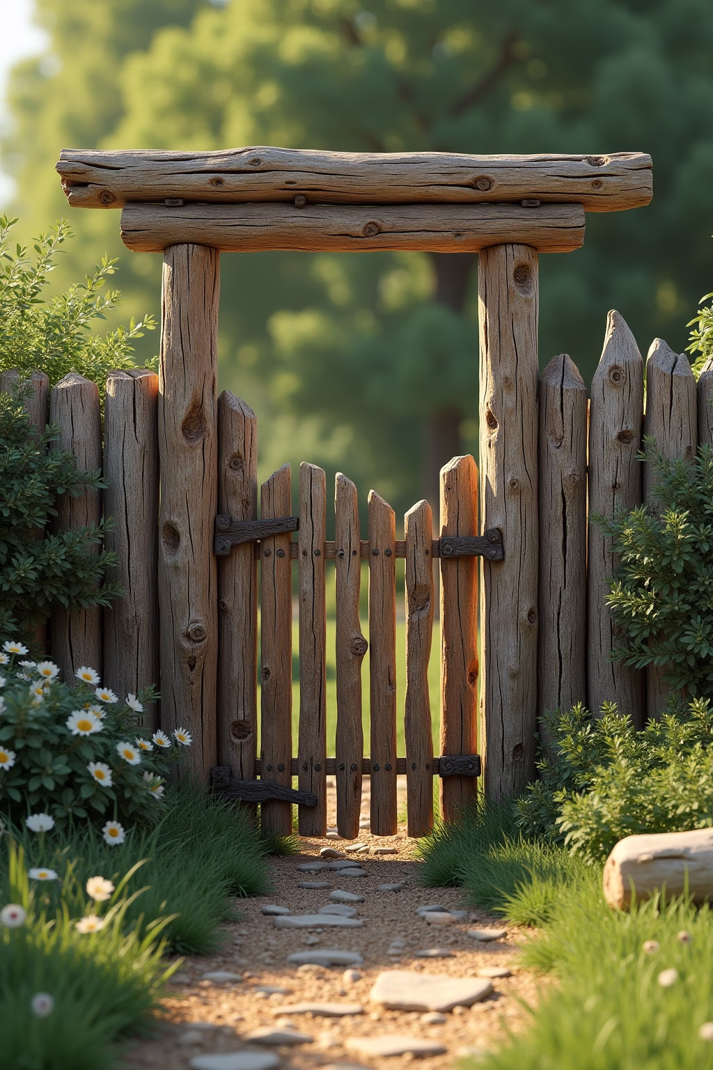 gartentor selber bauen ideen outline 4