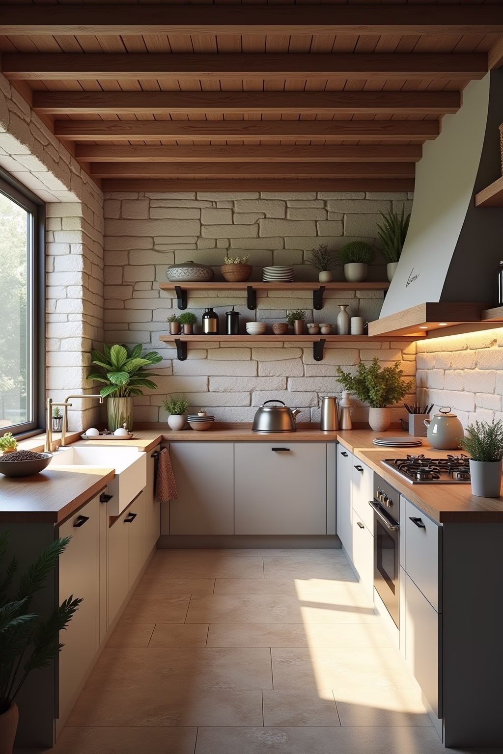 gemauerte kueche outline 1