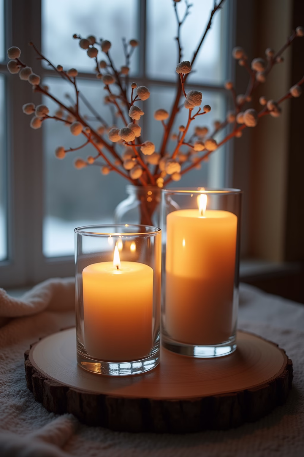 glasvasen dekorieren weihnachten outline 8