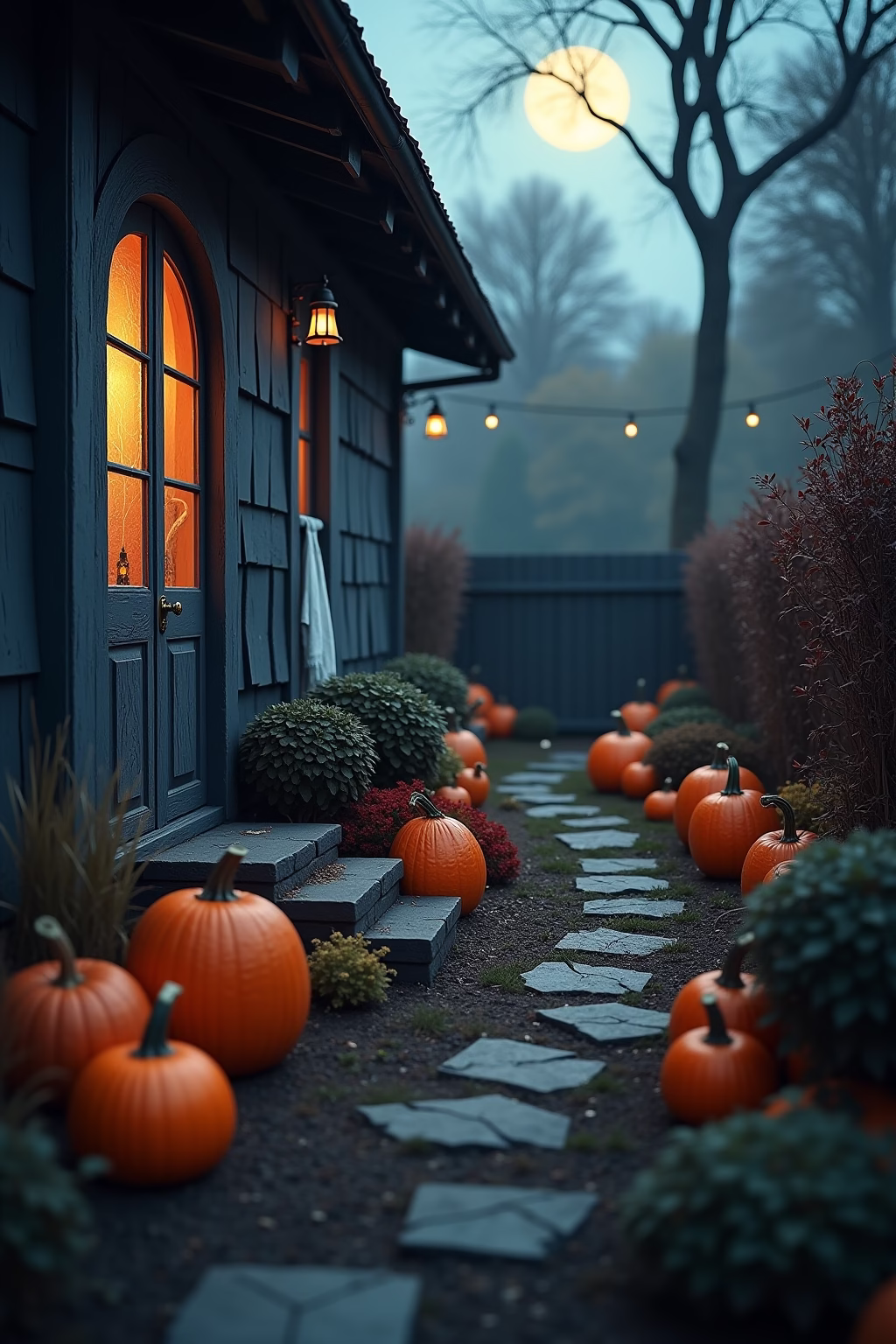 halloween deko garten selber machen outline 1