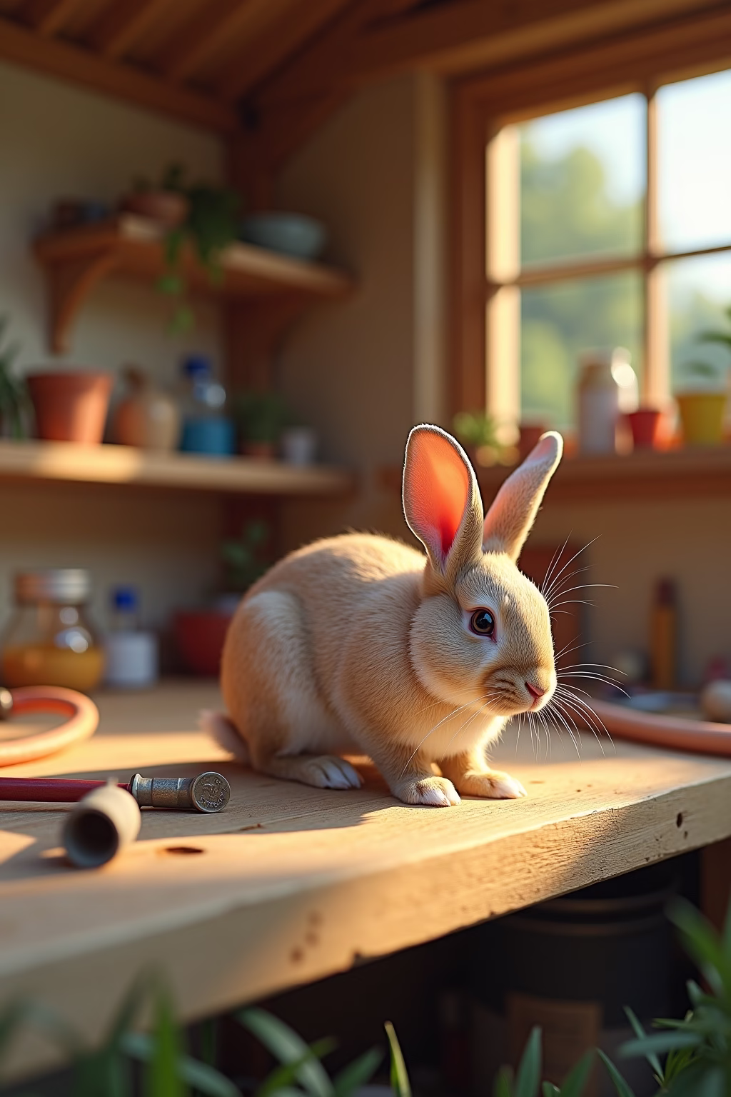 hasenstall selber bauen outline 1