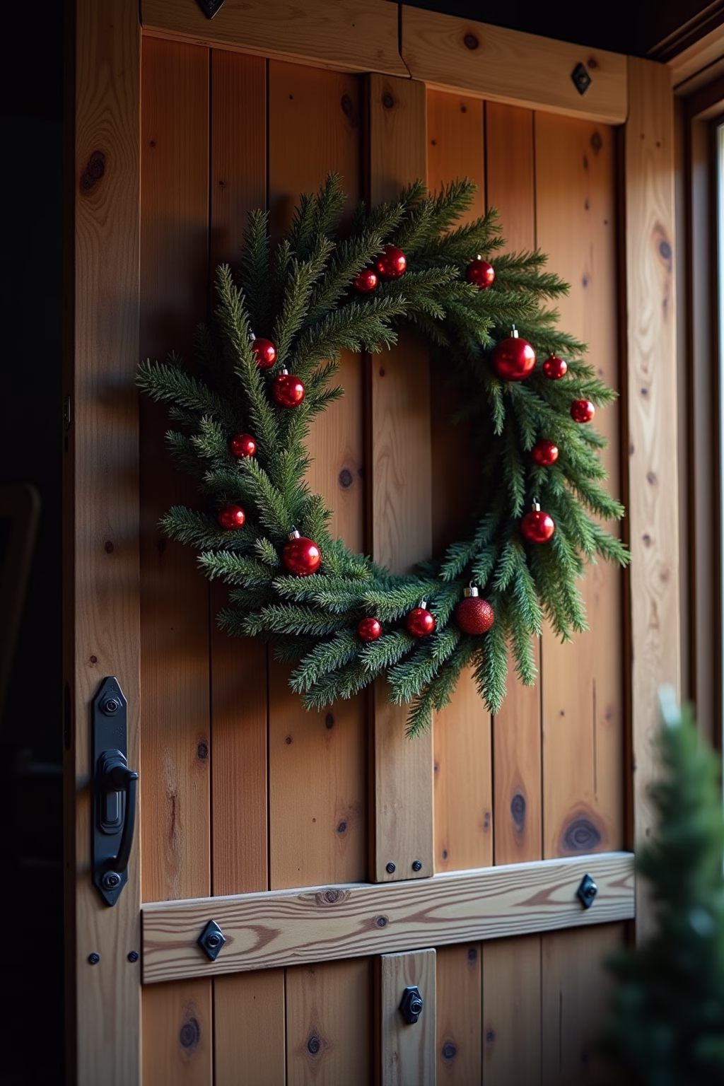 8 Haustür Weihnachtsdekorationen für festlichen Glanz 23 haustuer weihnachtsdekoration outline 3