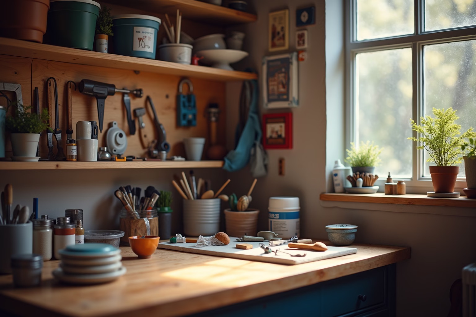 hobbywerkstatt werkstatt einrichten ideen-Titel