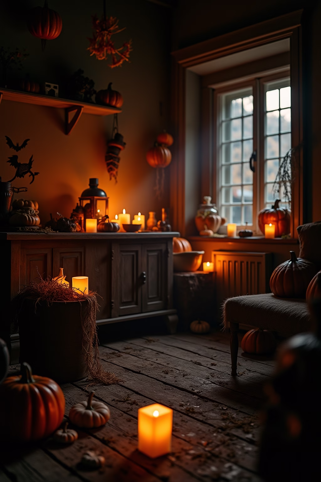 horror halloween deko basteln outline 8