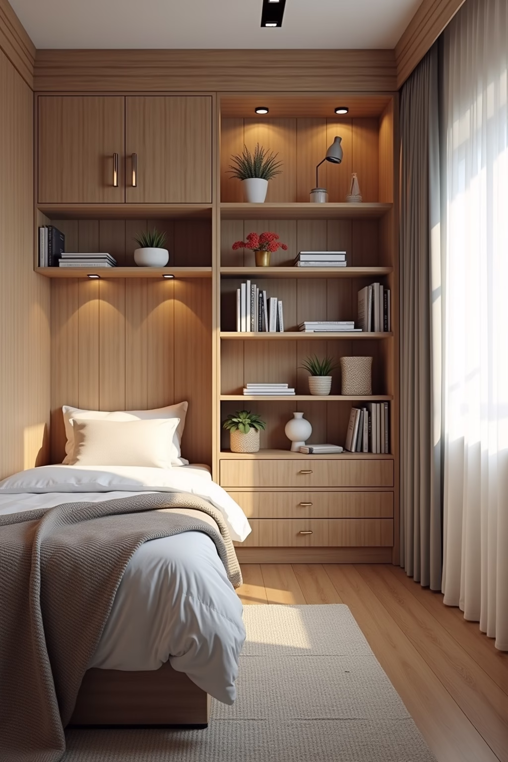 ideen fuer kleine schlafzimmer outline 2