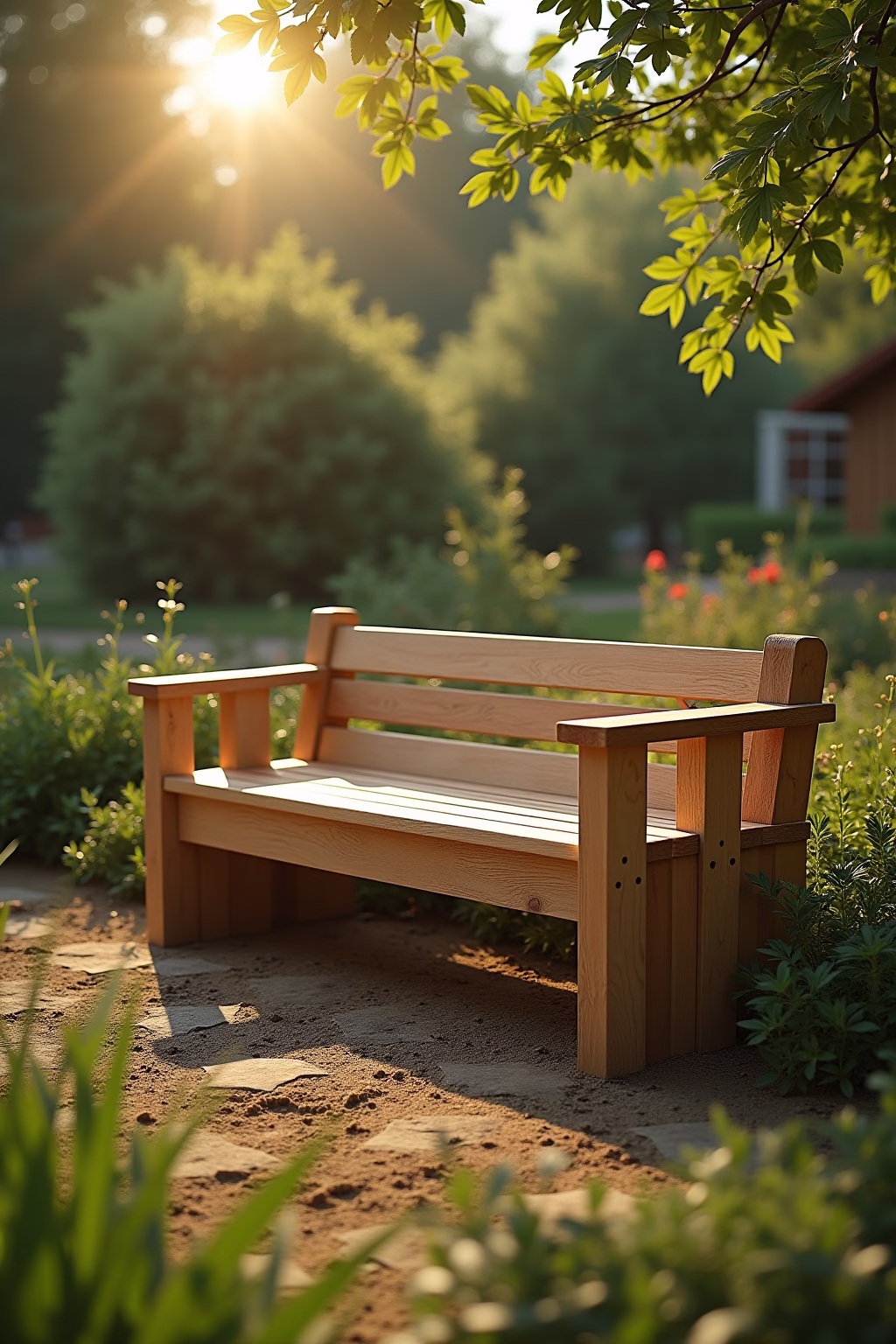 ideen gartenbank selber bauen outline 1