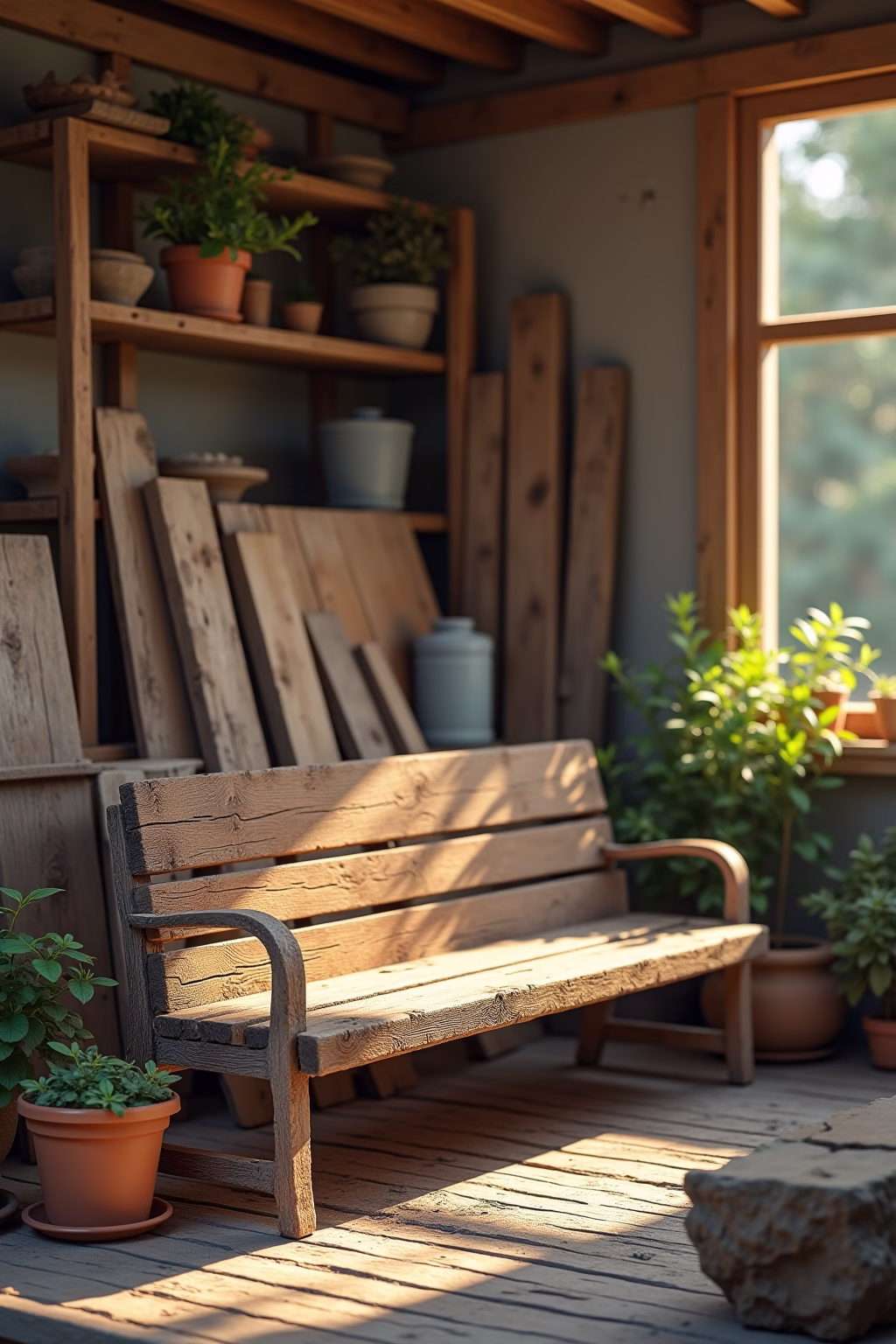 ideen gartenbank selber bauen outline 2