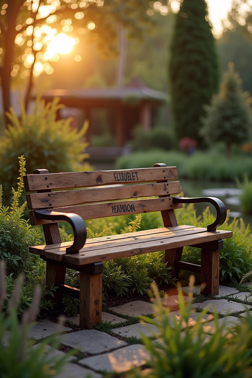 ideen gartenbank selber bauen outline 4