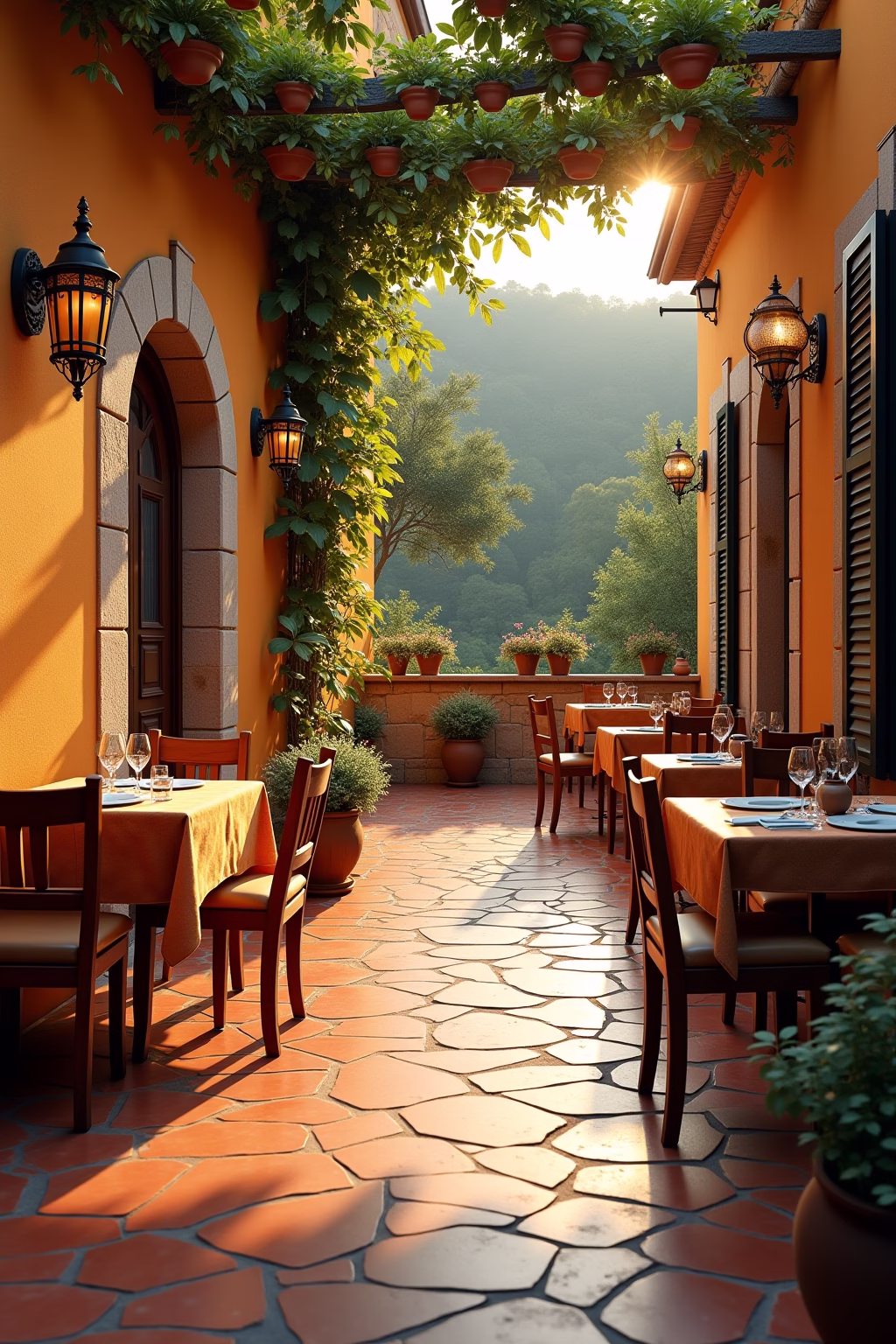 italienische terrasse outline 3