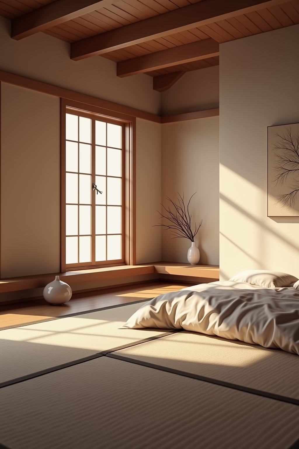japanisches schlafzimmer outline 8