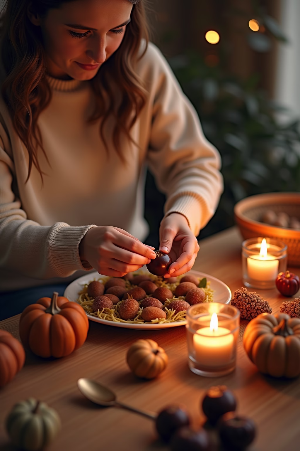 kastanien deko outline 2