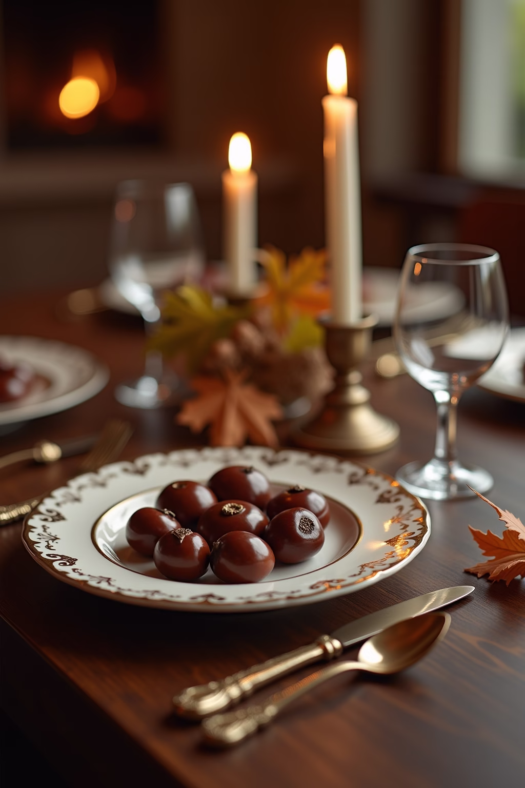 kastanien deko outline 5