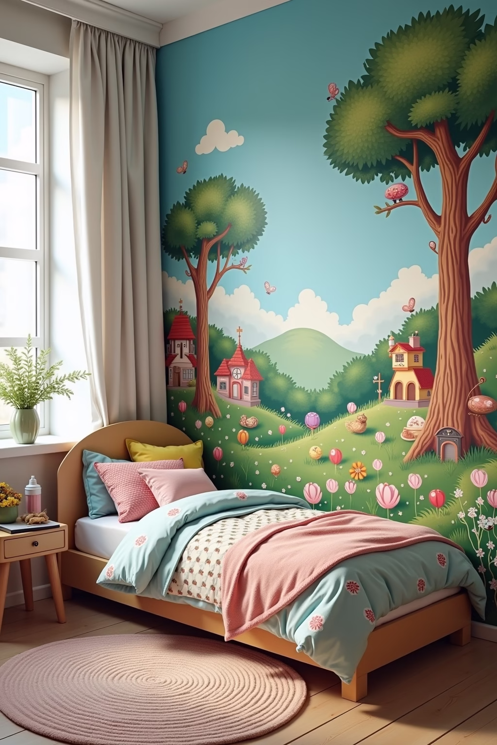 kinderzimmer maedchenzimmer outline 4