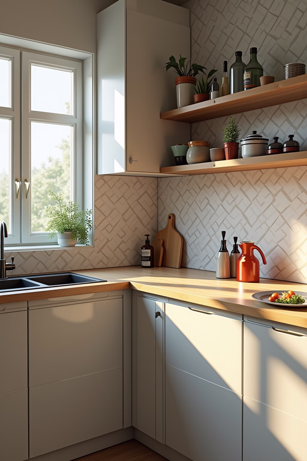 klebefliesen kueche outline 8