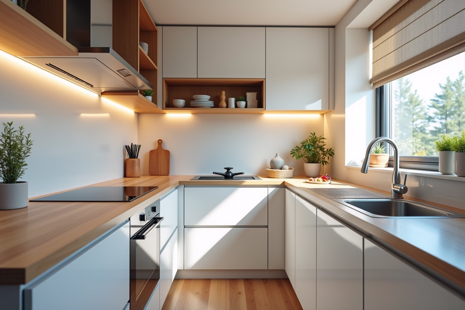 kleine küche einrichten ideen-Titel