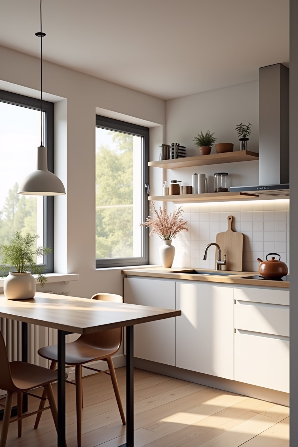 8 Tipps für kleine Küche einrichten - platzsparend 15 kleine kueche einrichten outline 3