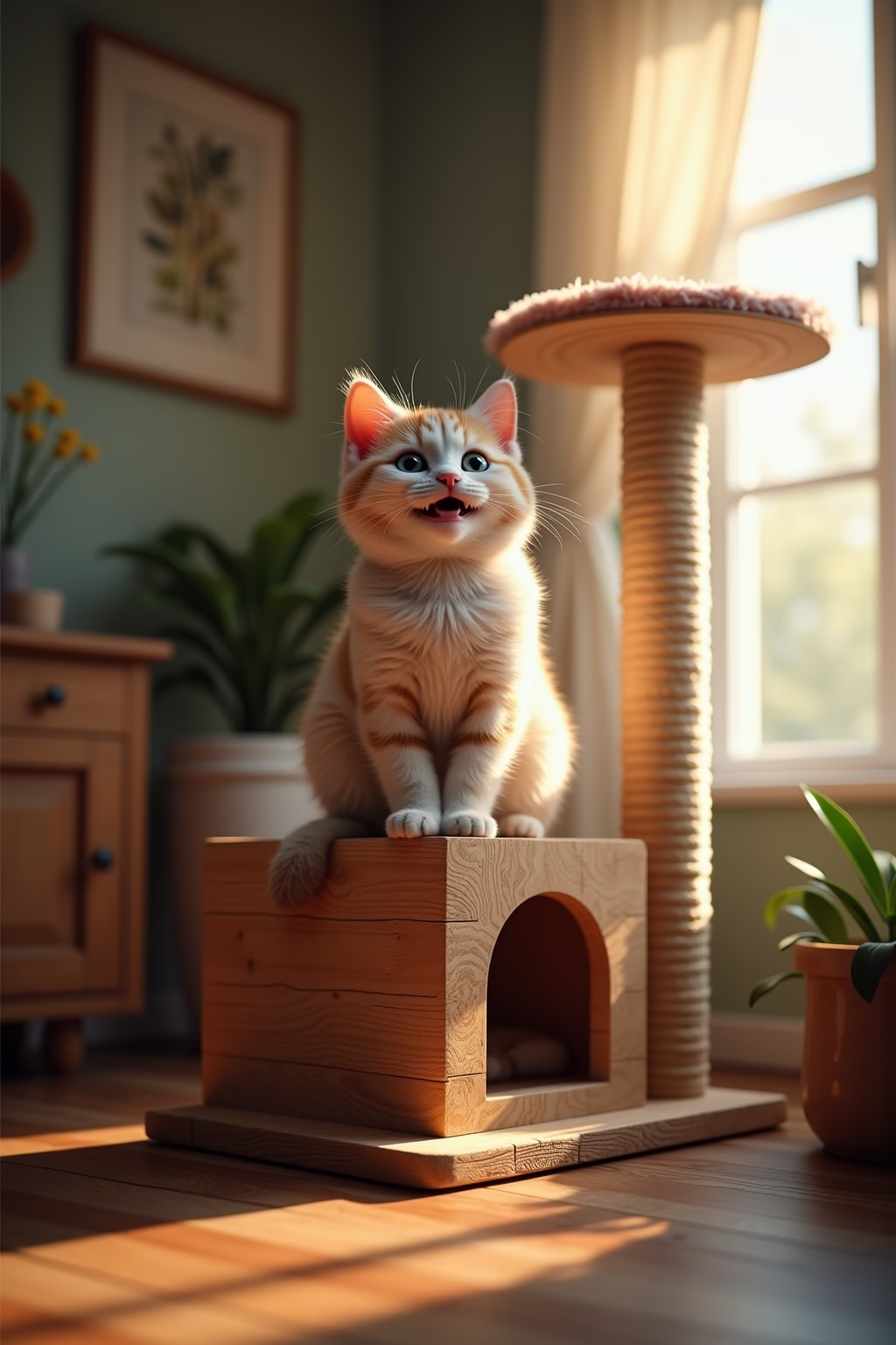 kratzbaum selber bauen outline 2