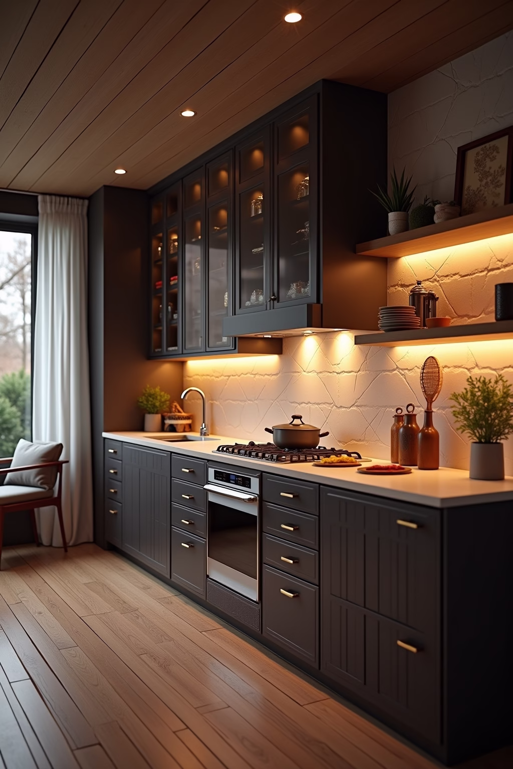 kueche deko outline 1