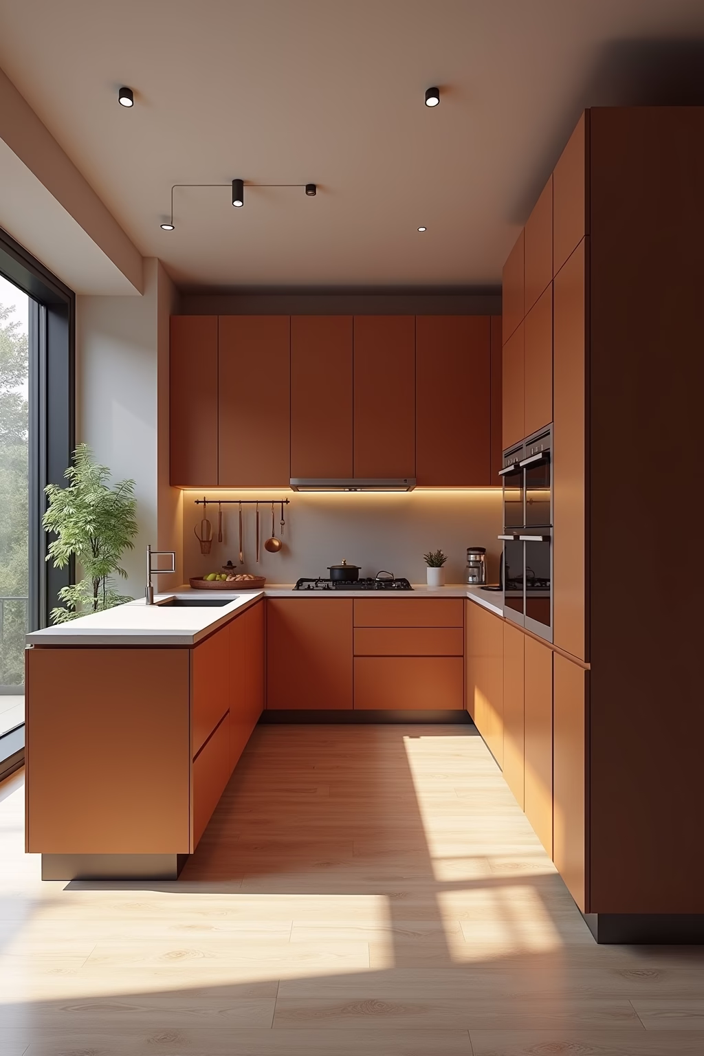 kueche l form outline 5