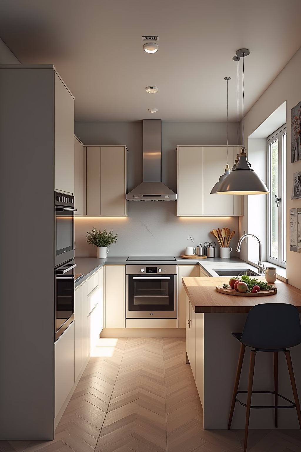 kueche l form outline 7