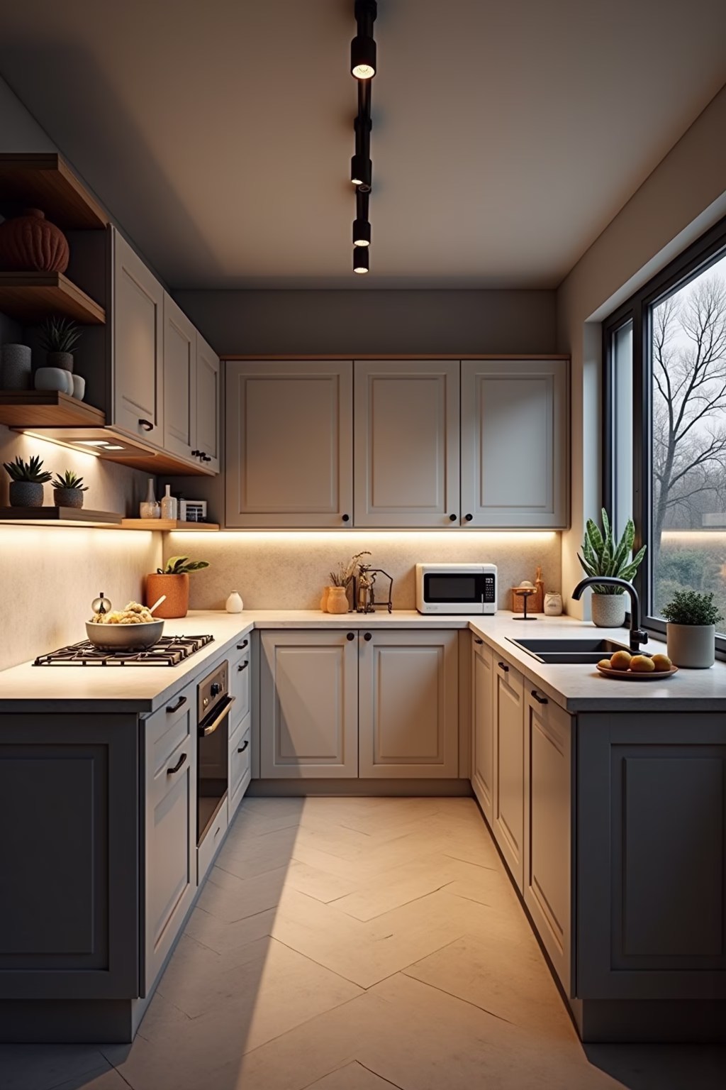 kueche l form outline 8