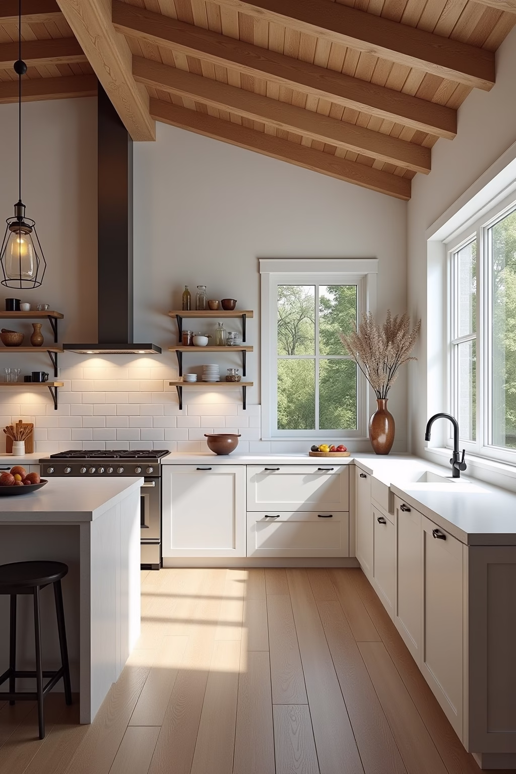 kueche landhaus modern outline 1