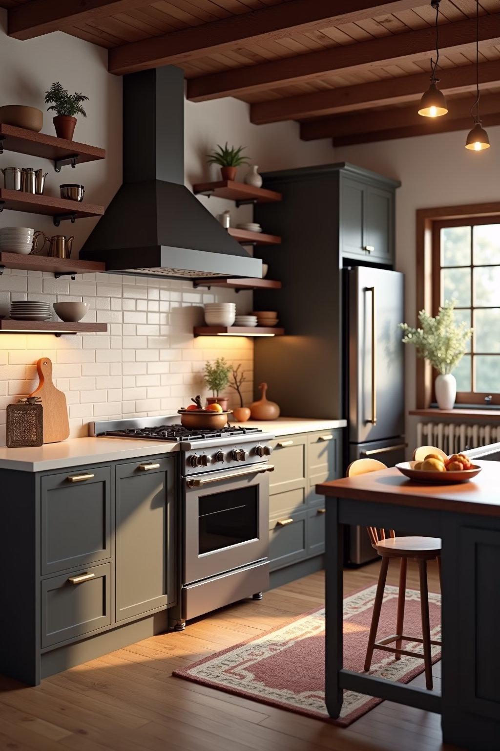 kueche landhaus modern outline 5