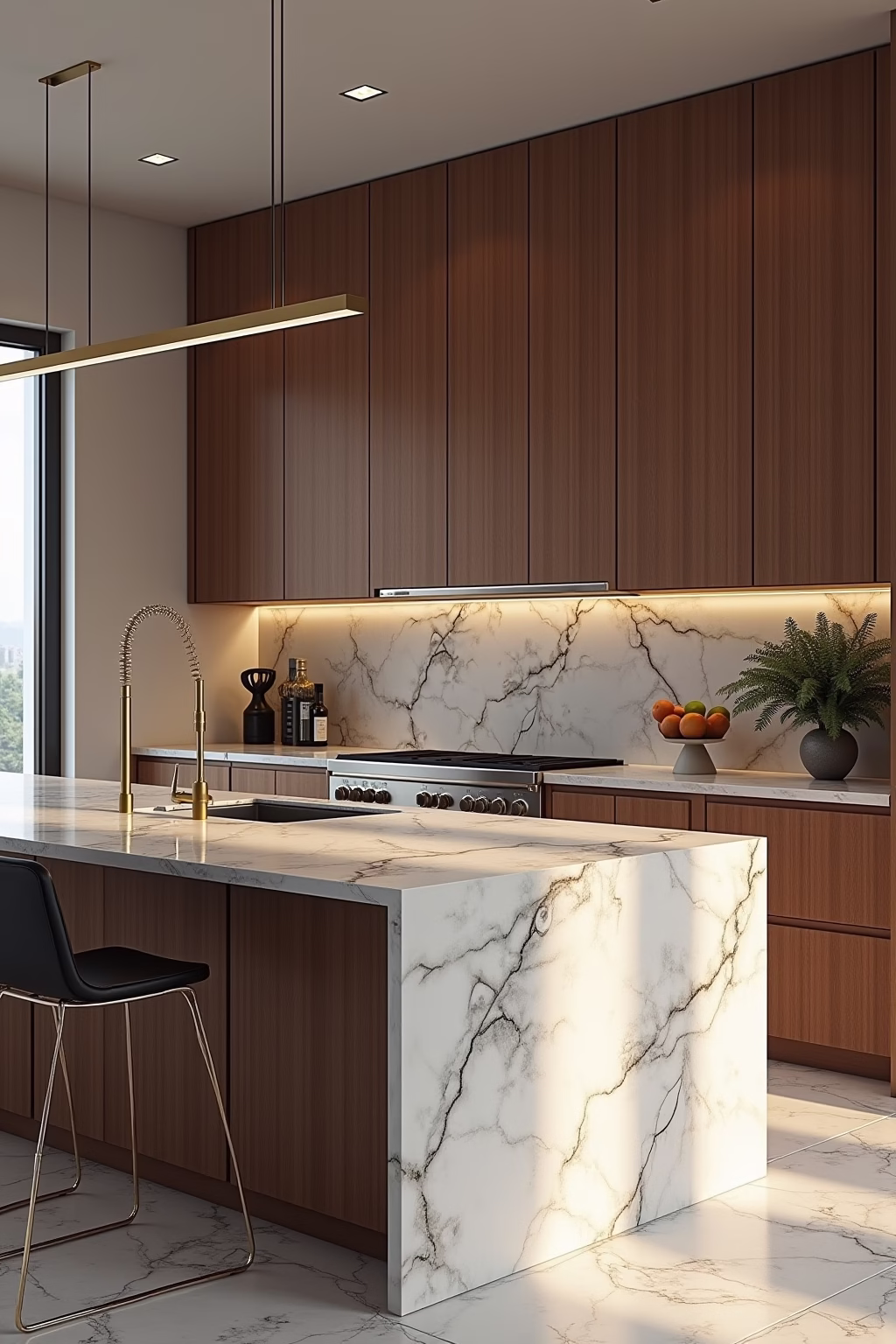 8 Luxus-Küche Ideen für ein edles Wohngefühl 15 kueche luxus outline 3