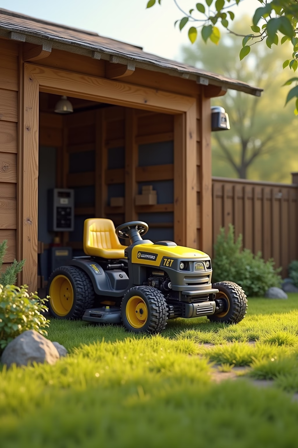 maehroboter garage selber bauen outline 1