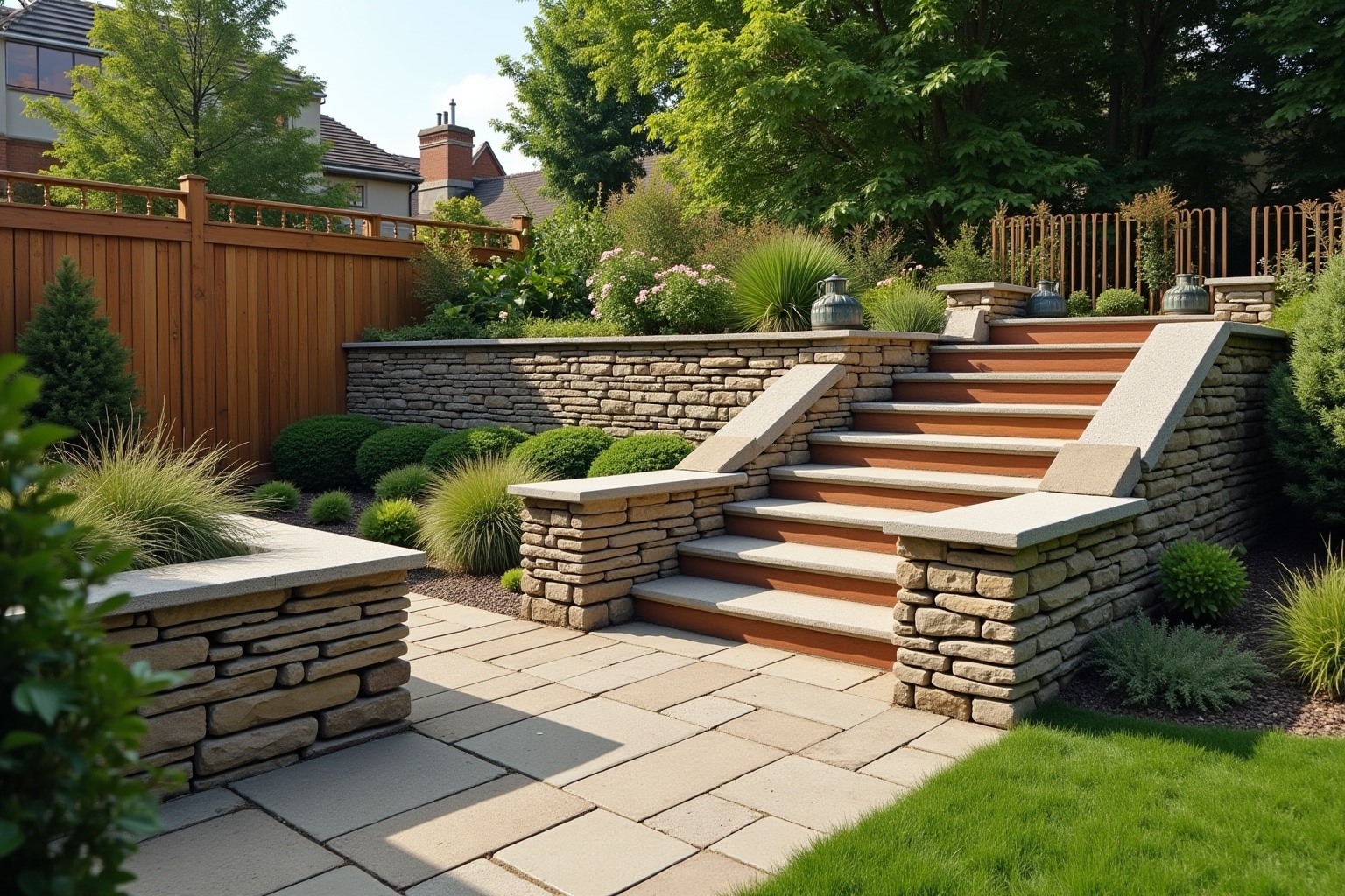 15 Ideen: Mauer im Garten selber bauen