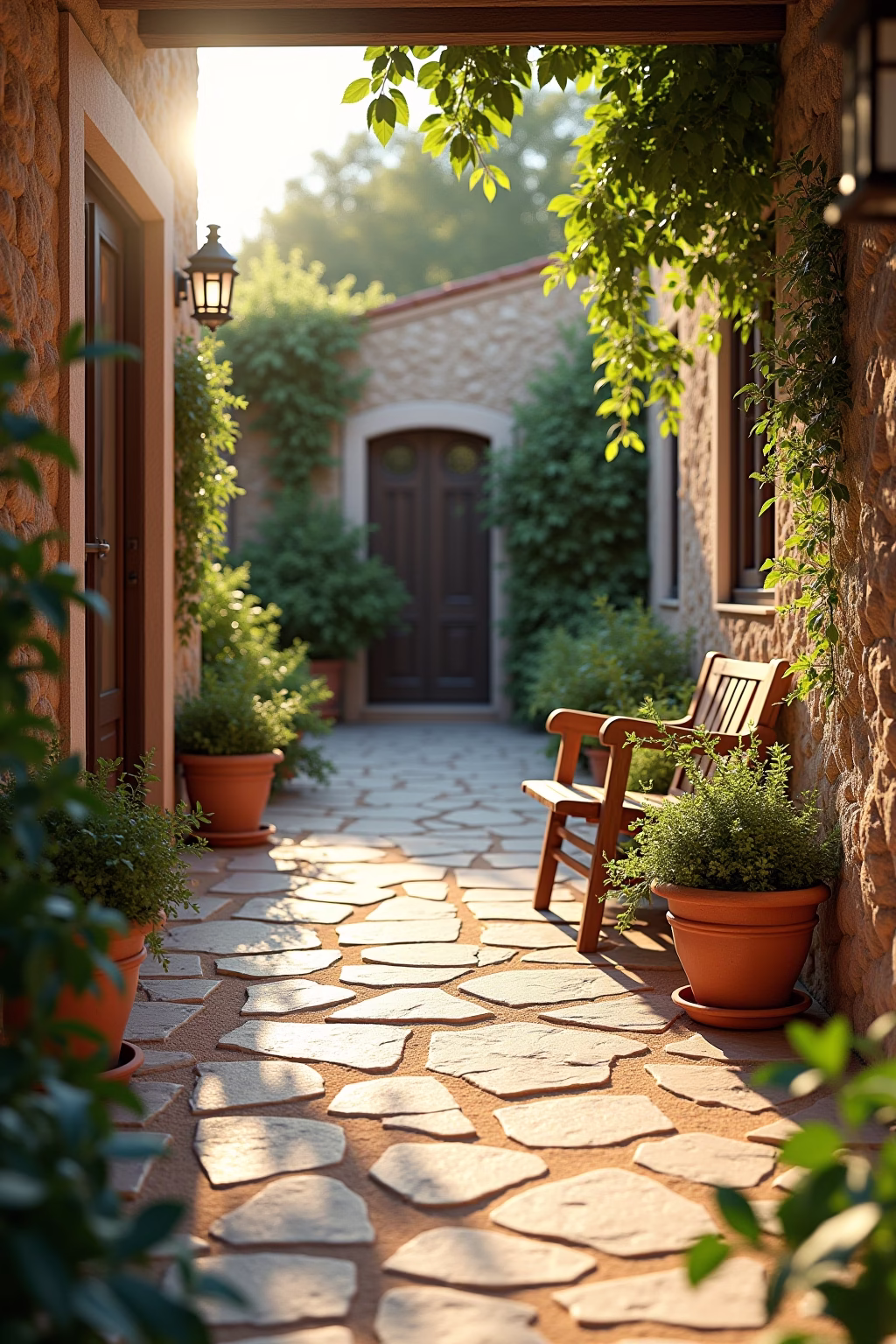 mediterrane terrasse outline 1