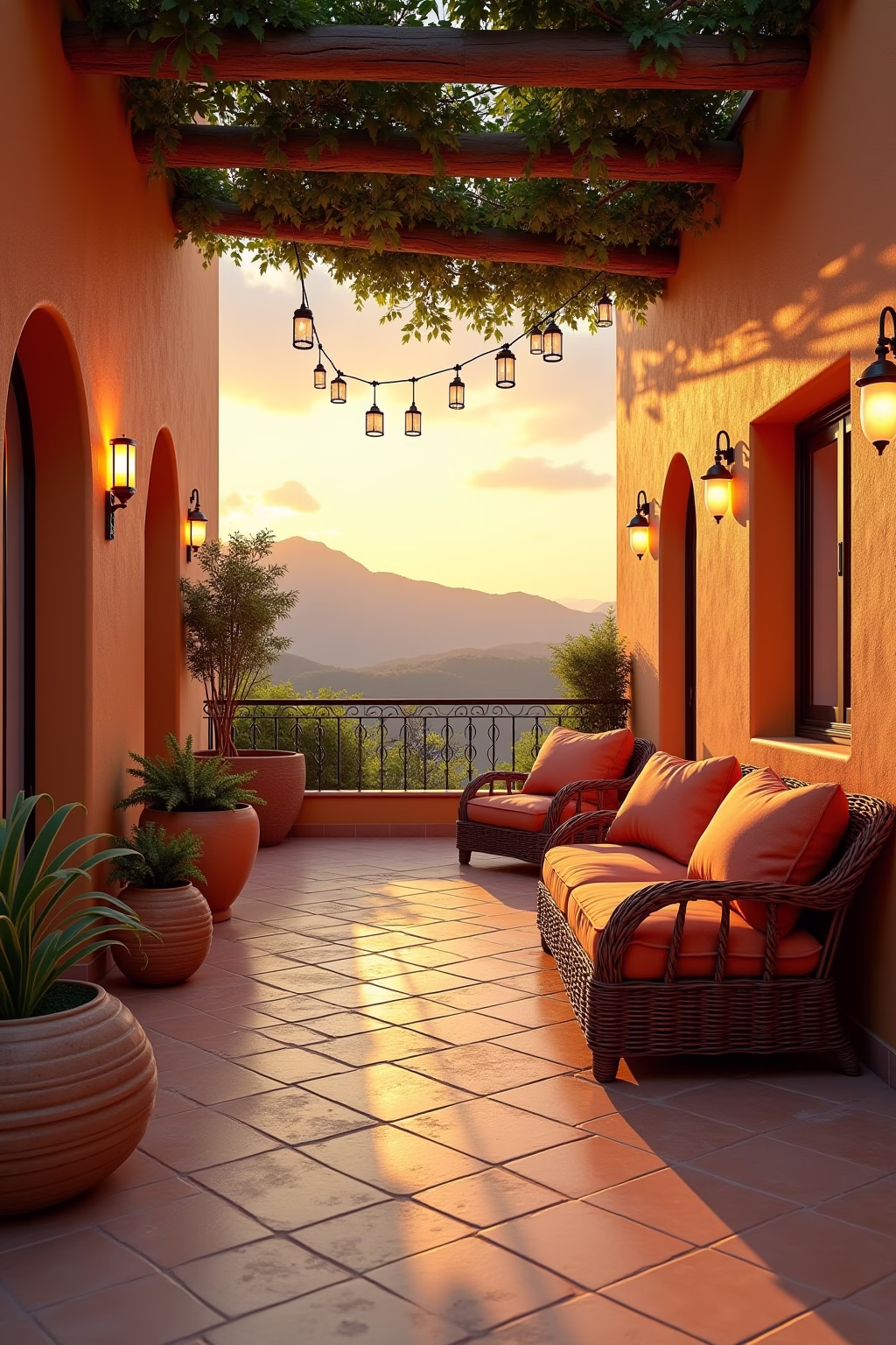 mediterrane terrasse outline 2