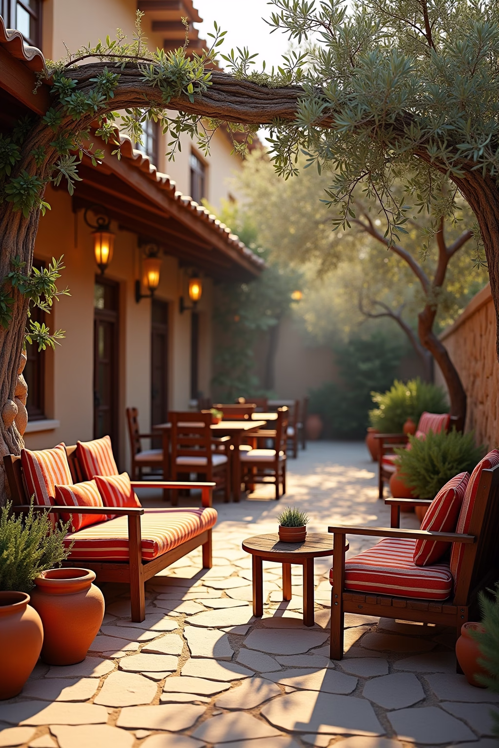 mediterrane terrasse outline 6