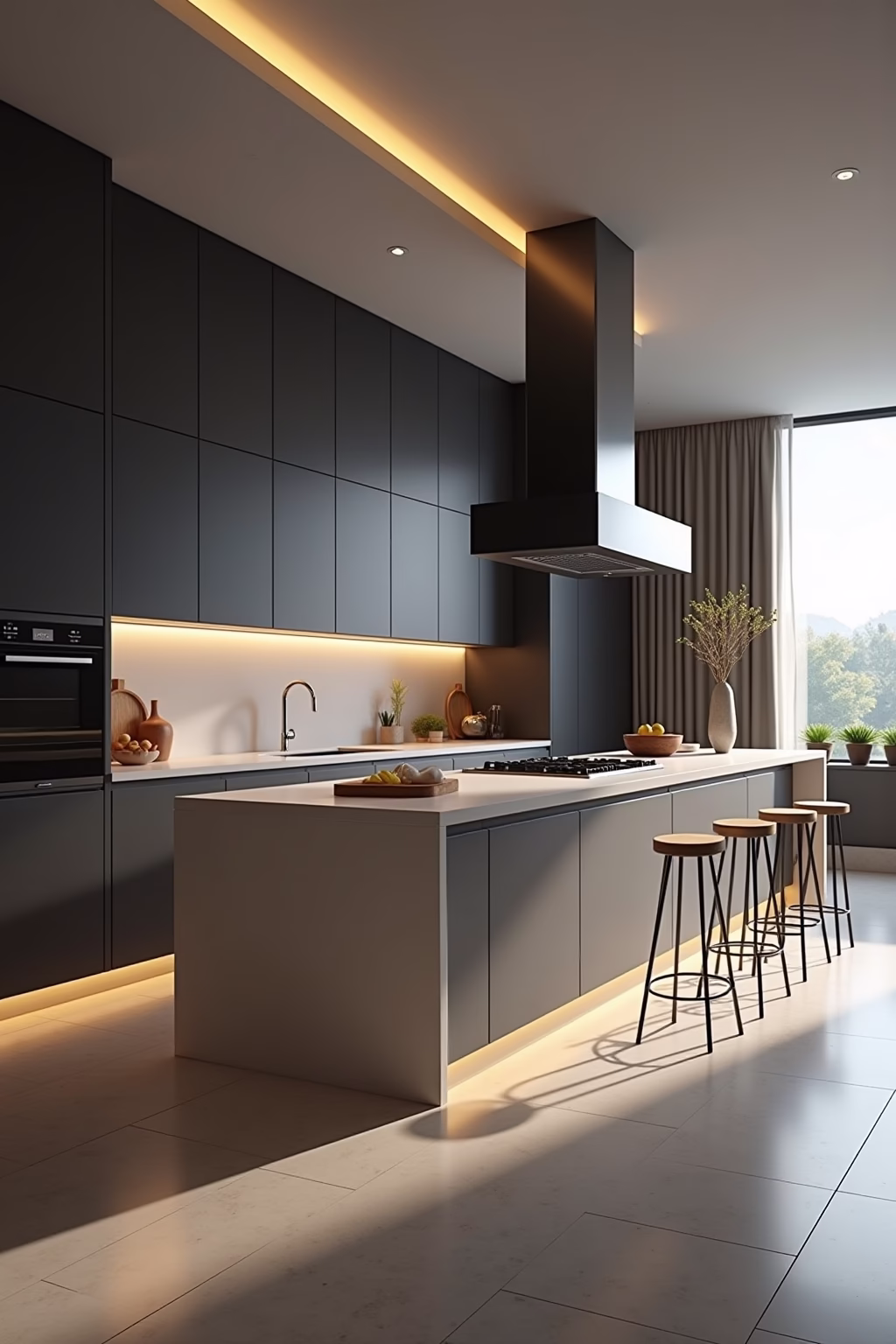 minimalistische kueche outline 1