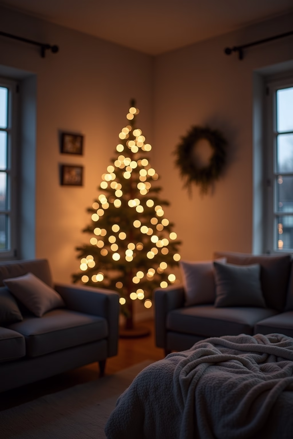 moderne weihnachtsdekoration outline 5